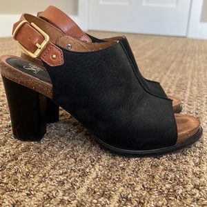 Sofft heeled mule sandal Size 11m
